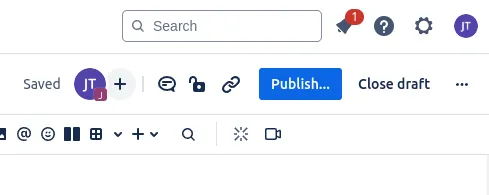 Publishing a Confluence Cloud page with embedded website content
